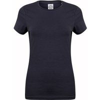 Stretch-T-Shirt mit Rundhalsausschnitt