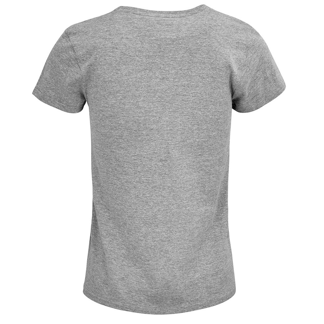 Essentielles meliertes Bio-Baumwoll-T-Shirt