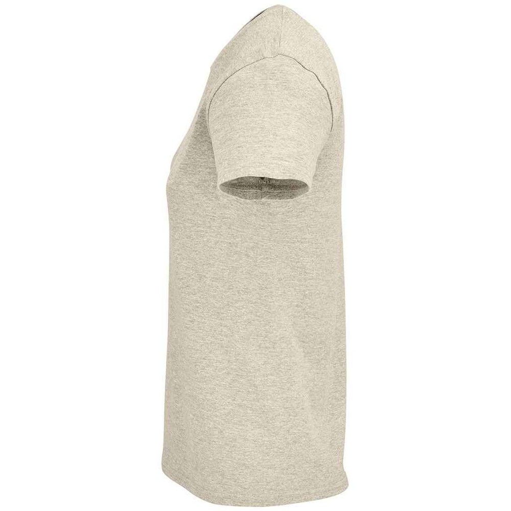 Klassisches meliertes Bio-Baumwoll-Shirt