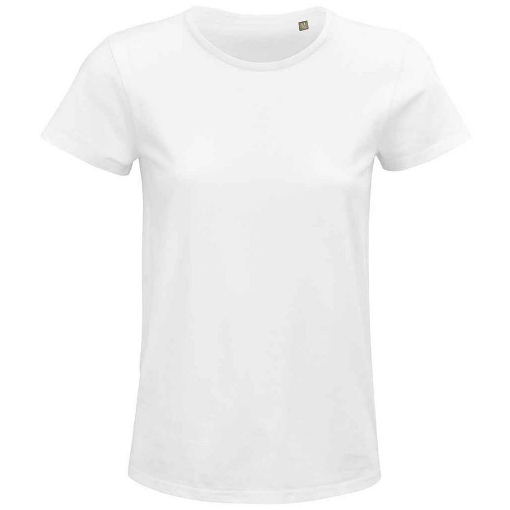 Klassisches Bio-Baumwoll-T-Shirt mit Rundhals