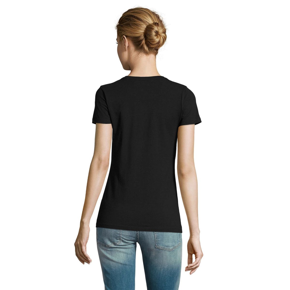 Klassisches tailliertes Stretch-Baumwoll-T-Shirt