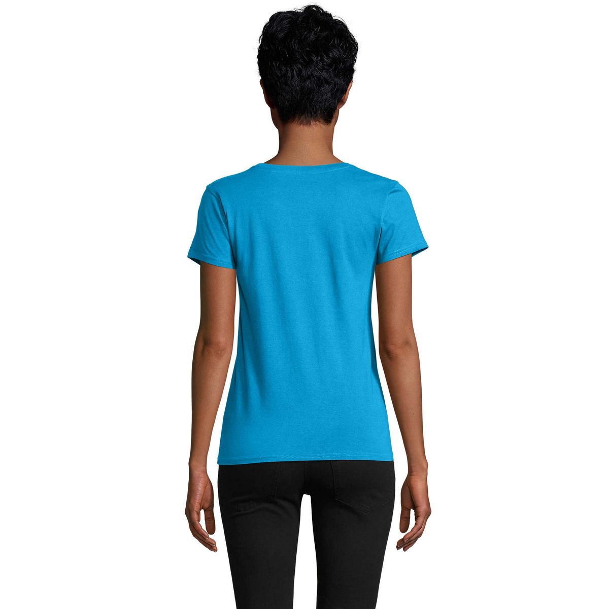Kurzärmeliges Bio-Baumwoll-T-Shirt