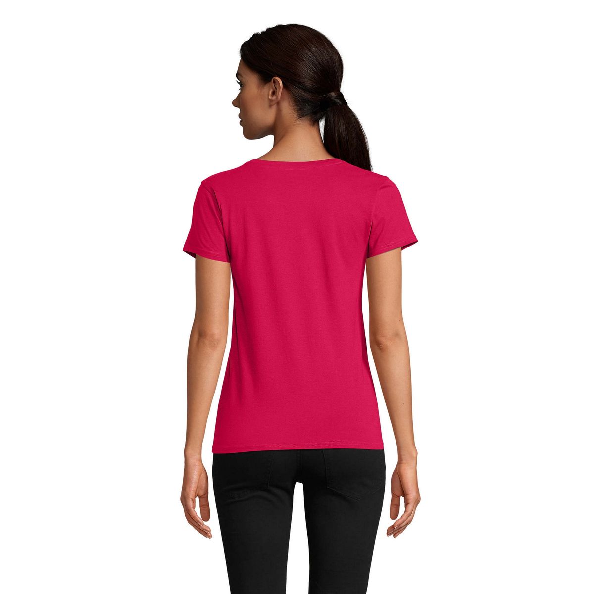 Klassisches Bio-Baumwoll T-Shirt mit Rundhals