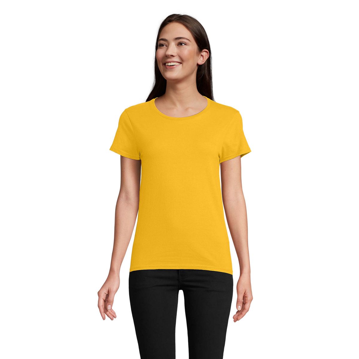 Klassisches Rundhals-T-Shirt aus Bio-Baumwolle