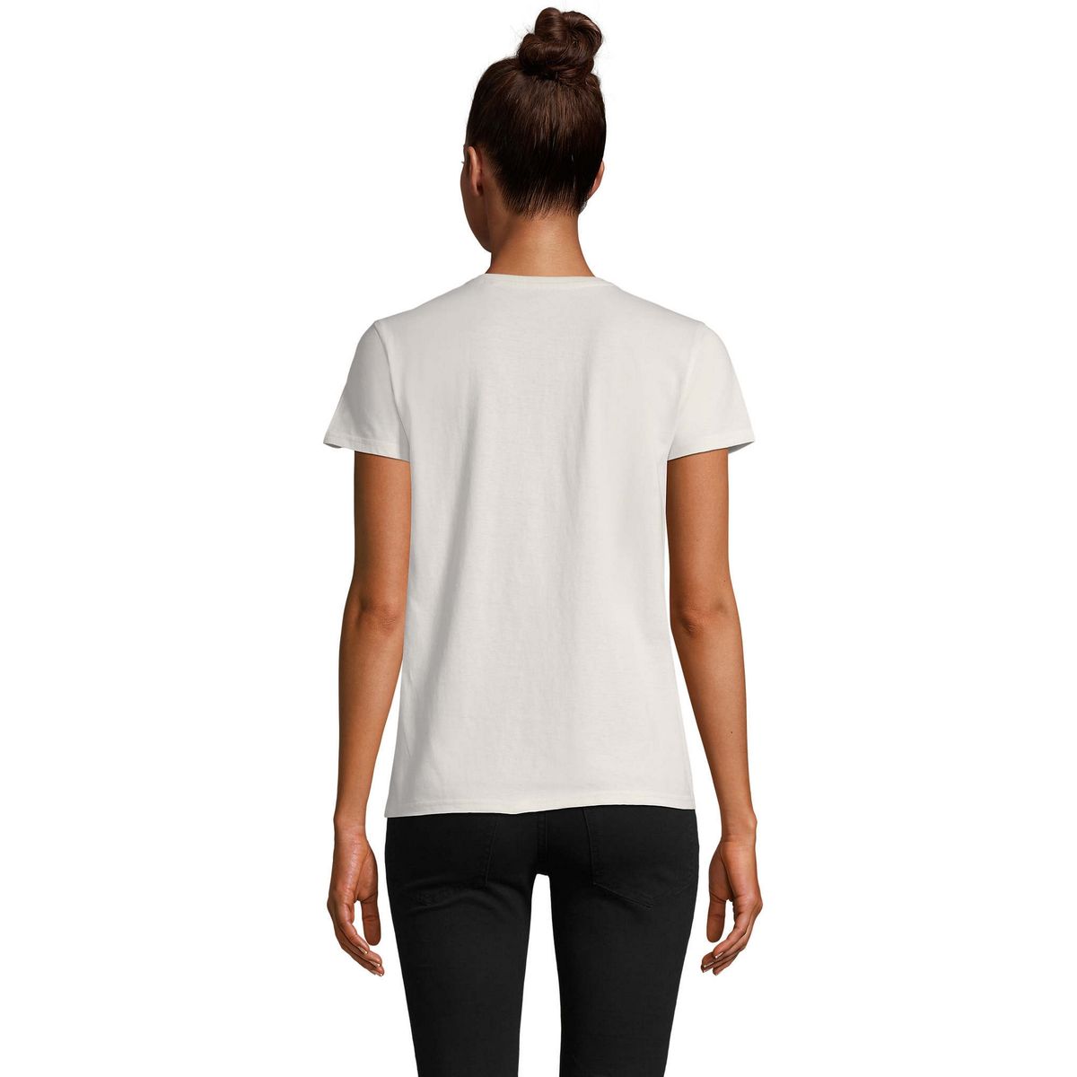 Rundhals-T-Shirt aus Bio-Baumwolle