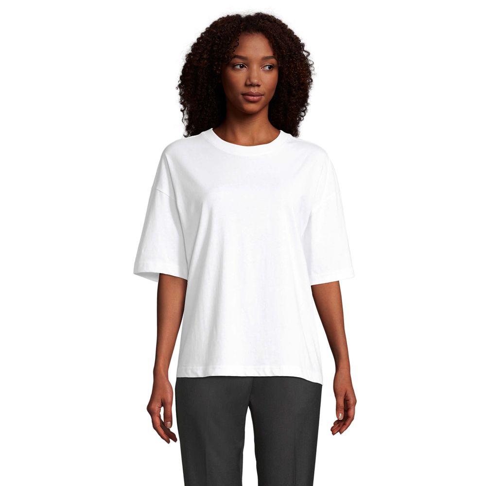 Kastiges Oversize-T-Shirt aus Bio-Baumwolle