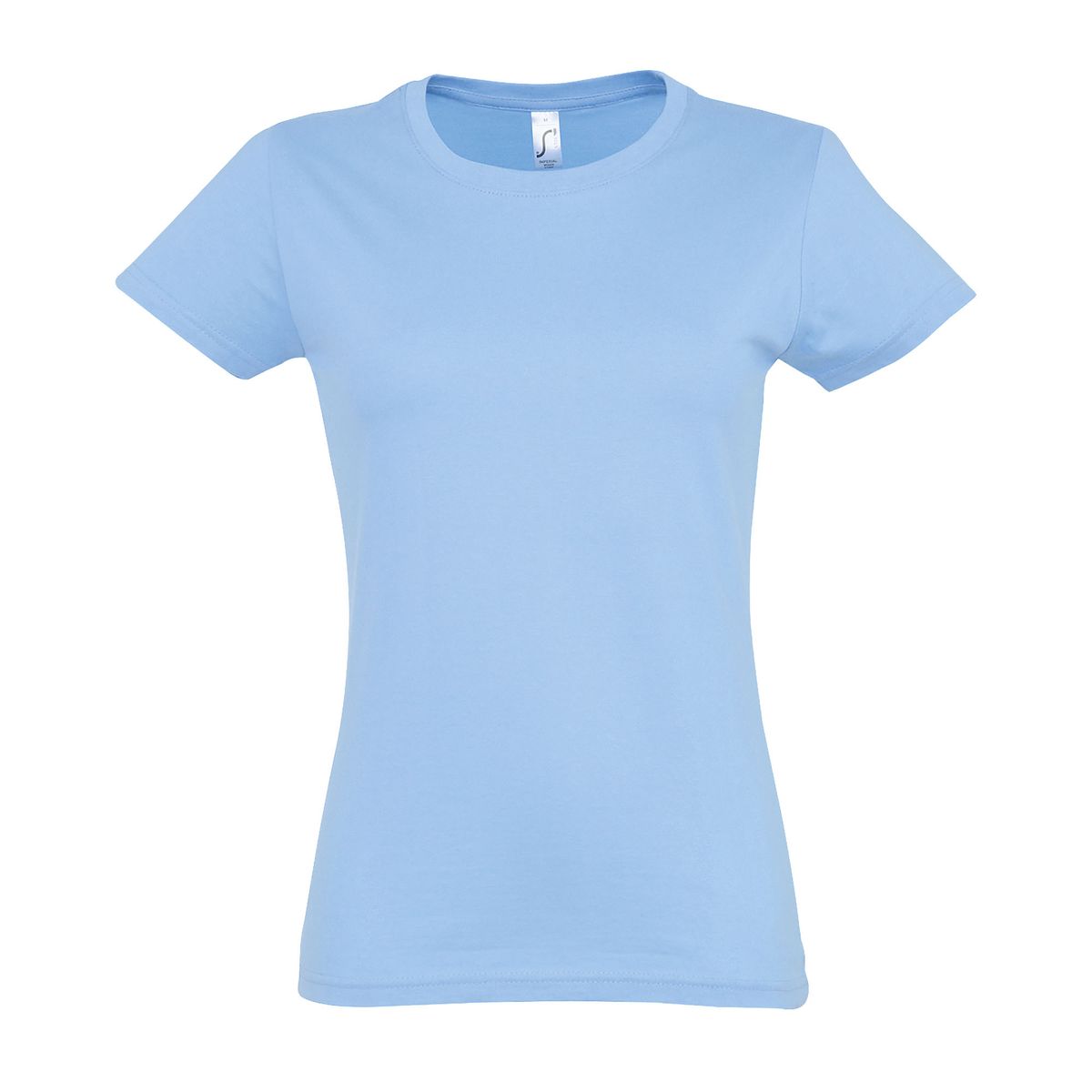 Klassisches Rundhals-Baumwoll-T-Shirt