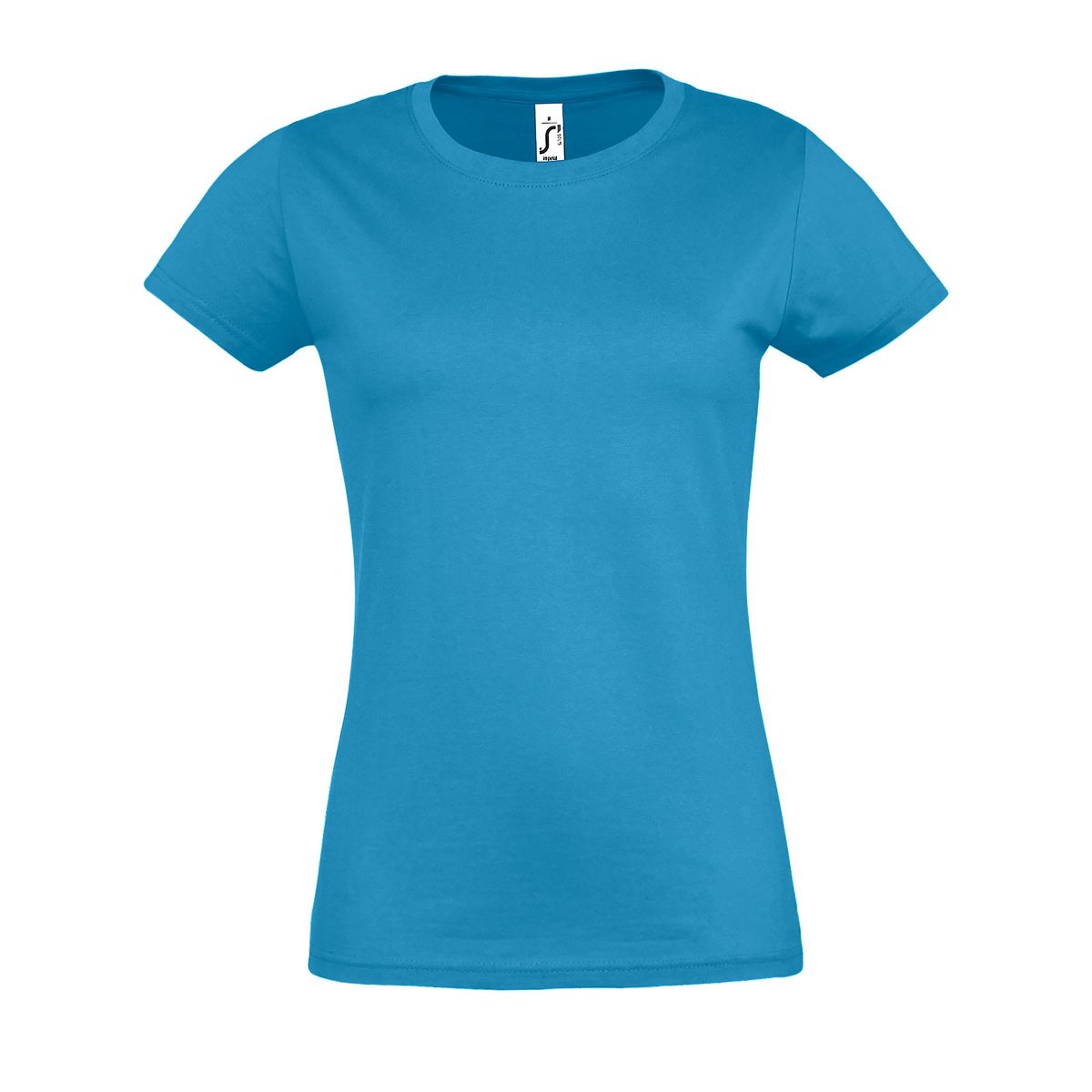 Klassisches Baumwoll-Shirt mit Rundhalsausschnitt