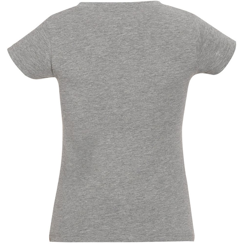 Klassisches T-Shirt mit V-Ausschnitt
