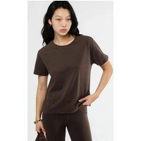 Klassisches Rundhals-T-Shirt aus Baumwolle