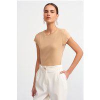 Klassisches Slim Fit Baumwoll-T-Shirt