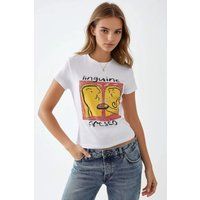 T-Shirt mit 'Linguine Fresco' Print