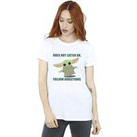 Locker geschnittenes Grafik-T-Shirt mit Grogu-Motiv