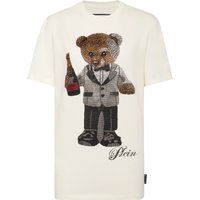 T-Shirt mit Strass-Tuxedo-Teddy