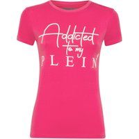 Grafik-Statement T-Shirt mit Schriftzug