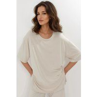 Oversized T-Shirt mit Seitenschlitzen