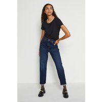 Klassisches Crewneck Tee mit Casual-Passform