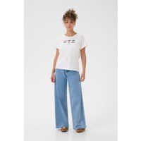 Locker geschnittenes T-Shirt mit Grafikprint