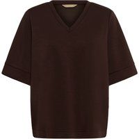 Oversized T-Shirt mit V-Ausschnitt