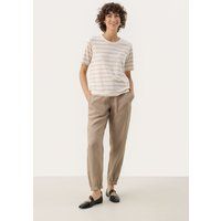 Gestreiftes Modal-Baumwoll-Mix T-Shirt