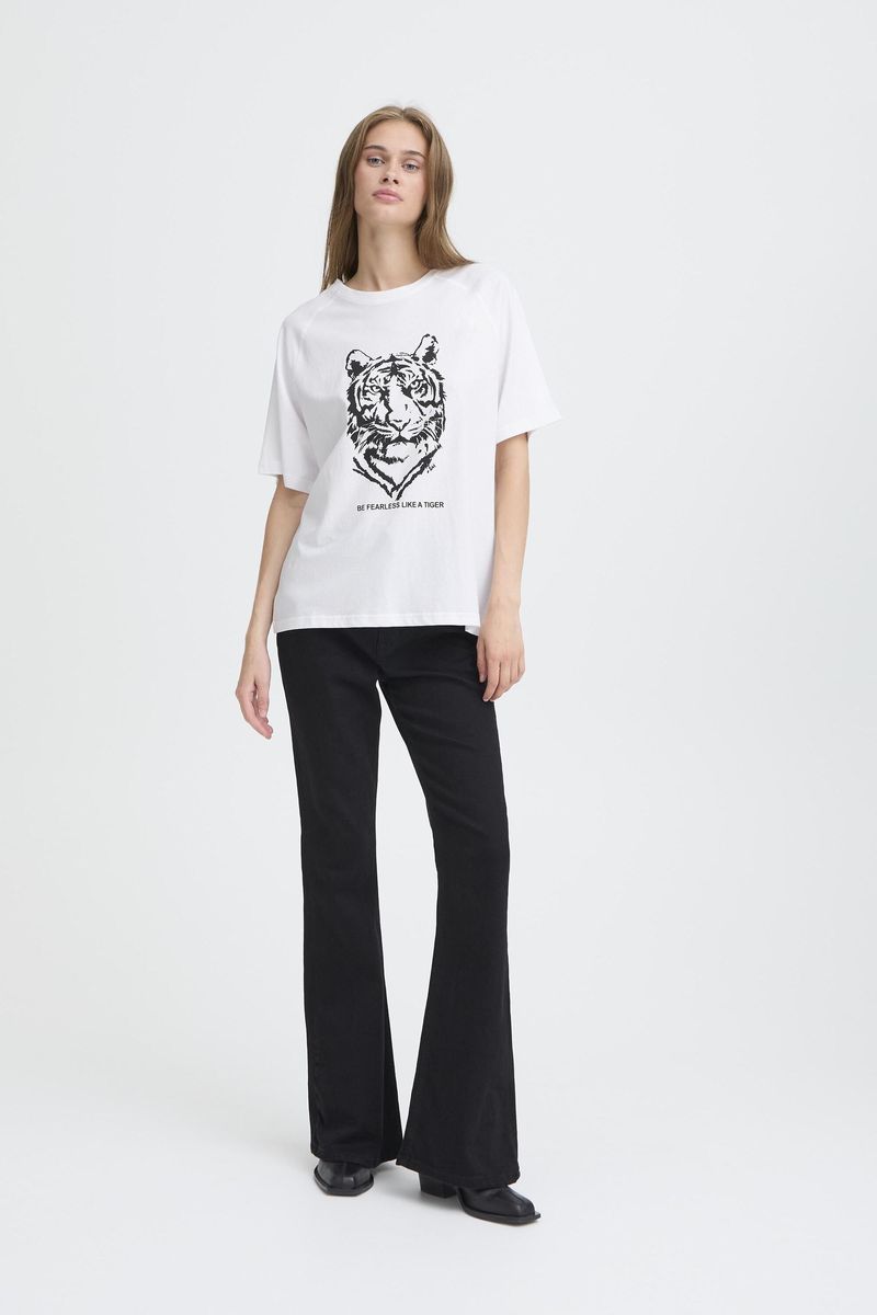 Oversized-T-Shirt mit Tiger-Grafikprint