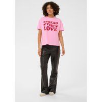 Oversize-T-Shirt mit Herz-Grafik