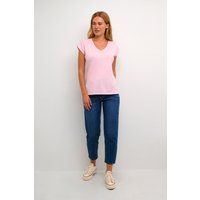 Relaxtes T-Shirt mit V-Ausschnitt