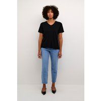 Weiches T-Shirt mit V-Ausschnitt