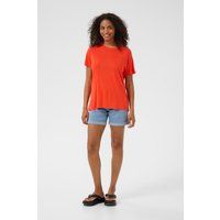 Leinen-Viskose T-Shirt Regular Fit