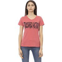 Grafik-T-Shirt mit V-Ausschnitt