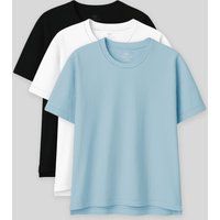 Oversized Baumwoll-Modal Rundhals-T-Shirt