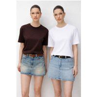 Oversized Rippstrick T-Shirt Set