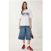 Oversize-T-Shirt mit Grafikprint