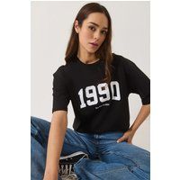 Oversized T-Shirt mit Grafikprint