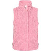 Strukturierte Teddy-Fleece-Weste mit Schnallen