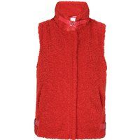 Strukturierte Teddy-Fleece-Weste mit Schnallen