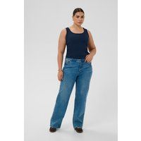 Geripptes Tanktop in schmaler Passform