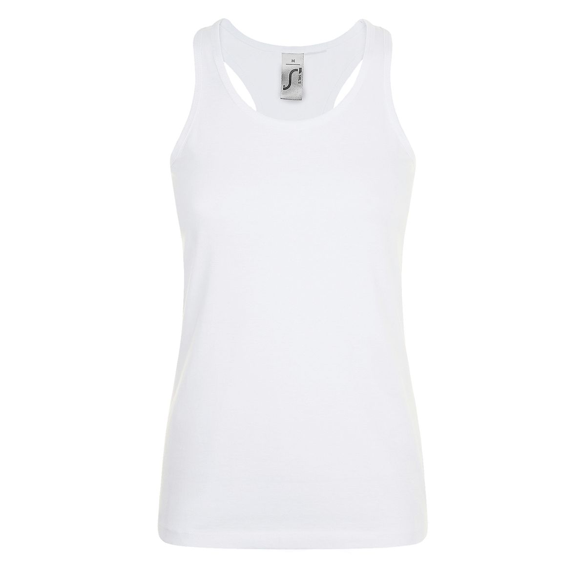 Klassisches Racerback-Tanktop mit Rippbündchen