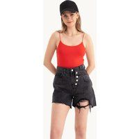 Minimalistisches Cami-Top mit Spaghettiträgern