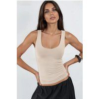 Nahtloses Tanktop mit breiten Trägern