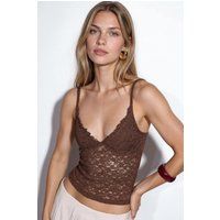 Cami-Top mit floraler Spitze