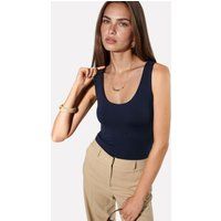 Gestricktes Cami-Top mit U-Ausschnitt
