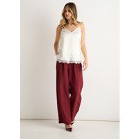 Elegantes Satin-Cami mit Spitze