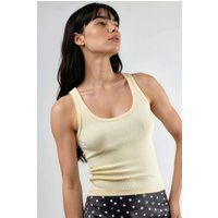 Geripptes Modal-Baumwoll-Tanktop