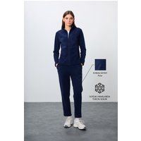 Fleece-Trainingsanzug mit Reißverschluss