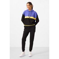 Zweiteiliges Fleece-Set mit Farbblock-Design