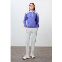 Fleece-Trainingsanzug mit Farbblocking