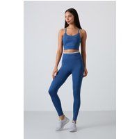 Elegantes Activewear-Set mit Kontrastbesatz