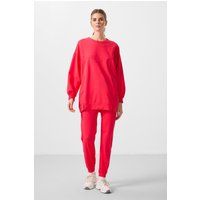 Oversized Fleece-Sweatshirt und Jogginghose Set