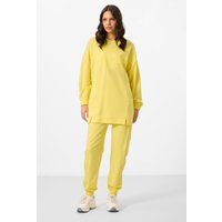 Oversize-Fleece-Sweatshirt und Jogginghose